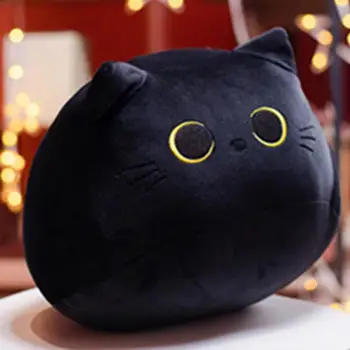 Excelent Desen Animat Pisică Neagră Umplute Jucărie Pisica Neagra Umplute Jucărie Plină De Umplere Decorative