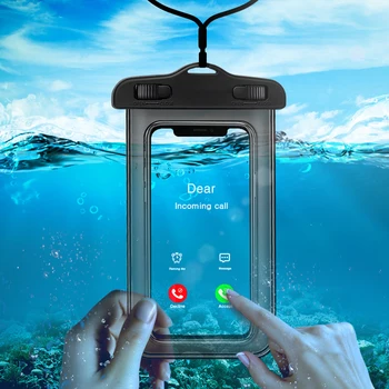 Convenabil de Telefon rezistent la apa Caz rezistent la Apă Sac Husă Telefon Mobil PV Cover Pentru IPhone 11 Pro Xs Max Xr 8 7 Samsung S9