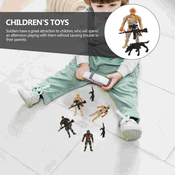 Jucarii Soldat Oameni Cifrele De Acțiune Soldierstoy Figurine Figurine Copii Figura Playset Băieții Joacă Setswat Teammolds