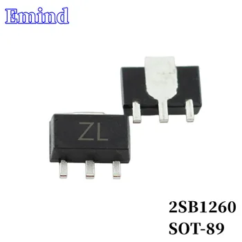 100buc 2SB1260 Tranzistor SMD Amprenta SOT-89 Silkscreen ZL Tip PNP 80V/2A Bipolar Tranzistor Amplificator