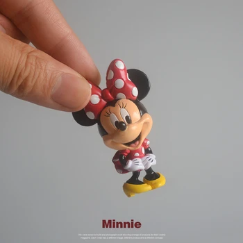 Disney 12piece 5cm minnie mouse pvc cifre jucarii minnie mouse Cifra de Acțiune Anime Decor Colecție de Figurine model de Jucărie