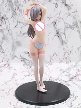 24cm Anime Q-șase Figura Sexy Akeiro Kaikitan costum de Baie Parul Lung si scurt păr ver PVC Figurine Jucarii Figura Anime Jucarii Model