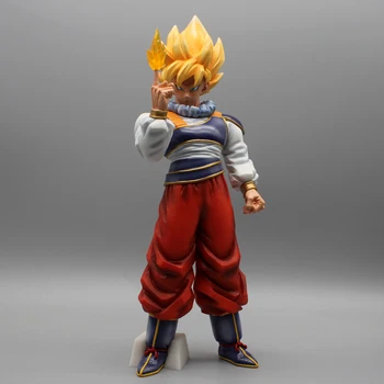 Dragon Ball Z Goku Figura Anime Yardrat Tinuta Cifrele de Acțiune Super Saiyan Figurina Statuie 33cm PVC Model de Colectare de Jucării