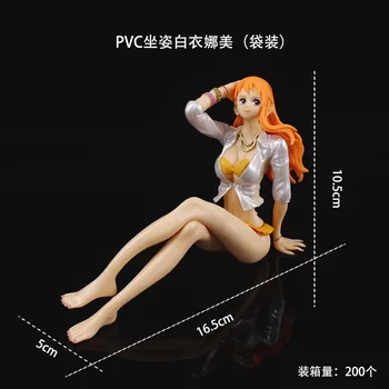 16cm Anime One Piece Boa Hancock Nami Robin figurina Papusa Fata Sexy Modelul de Colectare de Jucării Cadou