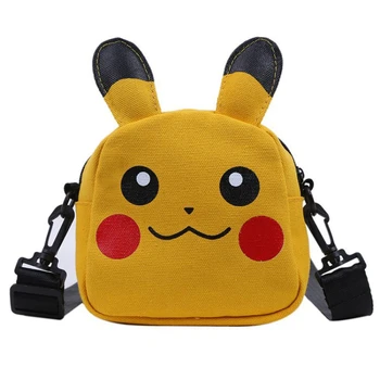 Pokemon Pikachu Sac De Panza Drăguț Telefonul Mobil Produse Cosmetice De Pe Un Umăr Amuzant Diagonală Moale Rucsac Cadou De Crăciun