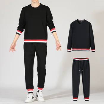 Îmbrăcăminte Bărbați 2023 Primavara Toamna Bărbați Seturi Din Două Piese Moda Coreeană Hanorac Si Pantaloni Tricou De Designer Haine Plus Dimensiunea Trening