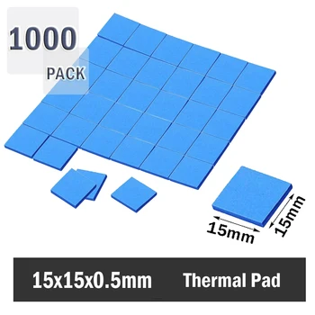 1000PCS Gdstime Pad Termic 15x15x0.5mm de Înaltă Eficientă conductivitate termică Originale autentice pad termic de 0,5 mm grosime