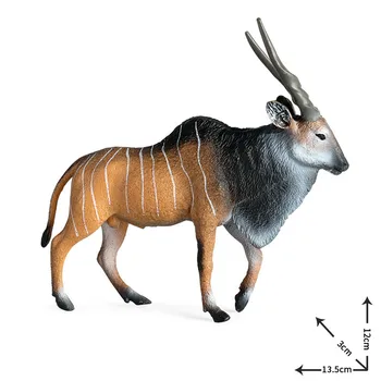 Addax Nasomaculatus Model Mammalia Animale Sălbatice Capra Figura Jucarii Educative pentru copii Copii Antilope Decor Cadou Nou ÎN STOC
