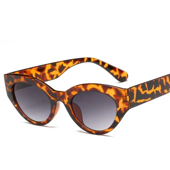 În 2020, Noi Femeile Mici ochelari de Soare Ochi de Pisica Negru Mat Designer de Brand Cateye Ochelari de Soare pentru Femei Ochelari de protecție de Înaltă Calitate UV400