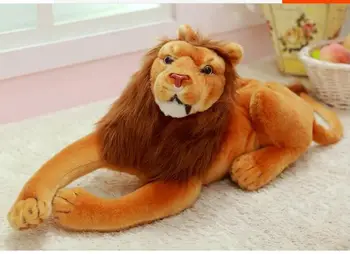 Minunat leu de pluș, jucării umplute simulare minte leu papusa cadou de ziua de nastere de aproximativ 50cm 0557