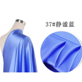 0,5 m/lot 108cm 90g/metru 19 milioane de culoare pură elastic satin tesatura pânză material pentru rochie de petrecere Qi-Pao cusut diy accesorii 2021
