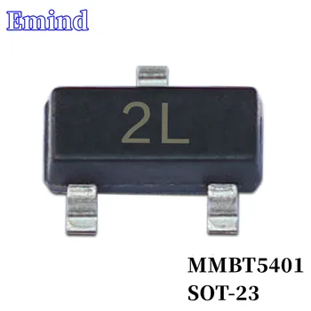 100/200/300Pcs MMBT5401 Tranzistor SMD Amprenta SOT-23 Silkscreen 2L de Tip PNP 150V/600mA Bipolar Tranzistor Amplificator