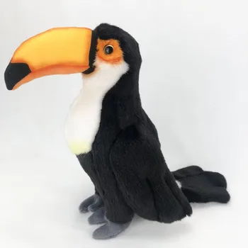 30cm Drăguț Tucani Cioc de pasăre Jucărie de Pluș de Simulare Toucan Animal Moale Păpuși de Pluș pentru copii cadou de Ziua de nastere