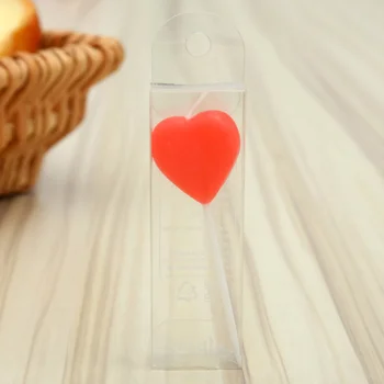 10buc Lumânări Colorate Romantic forma de Inima Creative Consumabile pentru Decor Petrecere