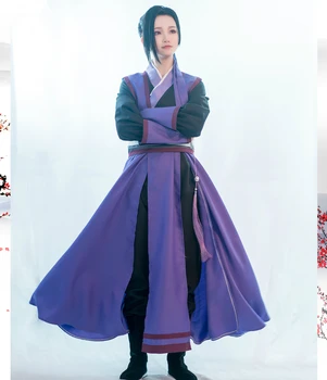 Anime Mo Dao Zu Shi Cosplay JIANG CHENG Maestru de Demonic Cultivarea Costum Bărbați Anime Vechi Han haine din China
