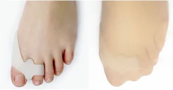 2Pair Unisex Silicon Foot Gel de Inflamație la picior Două Picioare Îndreptat Hallux Valgus Separator de Aliniere Durere Valgus Set Picior de Îngrijire Instrument