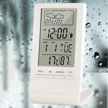 Termometru Interior/Exterior Higrometru Indicator De Stație Meteo Automată Electronic De Temperatură Și Umiditate Monitor