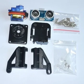 1buc cu Ultrasunete Modulul HC-SR04 + 1buc 9G SG90 Servo Motor +1buc FPV Dedicat Nailon PTZ pentru Arduino Kit