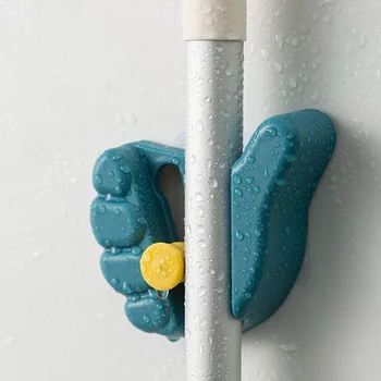 Palm mop cârlig de baie puternic mătură clip artefact agățat de perete sticky cârlig gratuit stantare fără sudură cataramă fix de depozitare acasă
