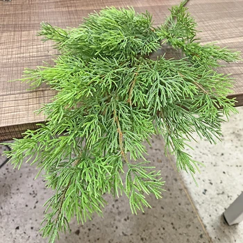 Cedru frunze de simulare chiparos, frunze de planta bonsai copac face Luohan pin Cedru leavedecorative fals flori frunze veșnic verzi