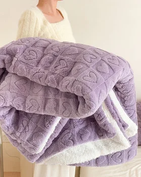 Dublu Miel Lână Pătură Copil Stil Nordic Canapea Arunca Pături Simplu Îngroșa Pături Quilt Pat Foarte Confortabil, Decor Acasă
