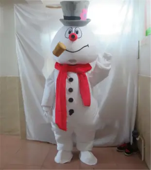 Mascota om de zapada Frosty Craciun Parada De Costume Petrecere de Lux Cosplay Rochie NOUA Fabrica Ridicata Postale Gratuite