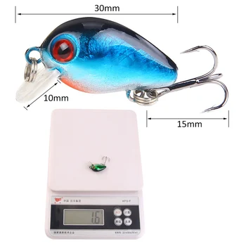 Nebun Wobblere Mini Topwater Crankbait Artificiale Japonia Greu Momeala 3cm 1.6 g Pesca Plutitoare Momeli de Pescuit bass
