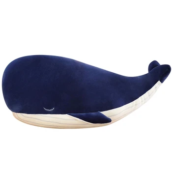 Noi 85-25cm Super Moale Jucărie de Pluș Mare Animal Mare Balenă Albastră Moale Jucărie Animal de Pluș de Pește pentru Copii Minunat cadou de ziua de nastere