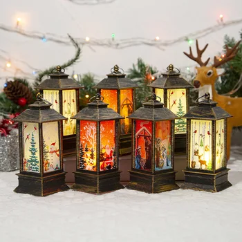 Lumini de crăciun Flacără Lumini de Lumânare de Crăciun Cadouri Decorative Luminoase Ornamente Lumânare Borcane Lumanari Decor Acasă m