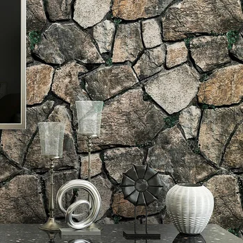 Simulare 3D piatră de marmură tapet bar Restaurant Chinezesc Hotel retro caramida caramida cultură piatra tapet