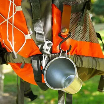 Triunghi Agățat Breloc În Formă De S, Raft De Depozitare Drumeții Umeraș În Aer Liber Camping Cârlige