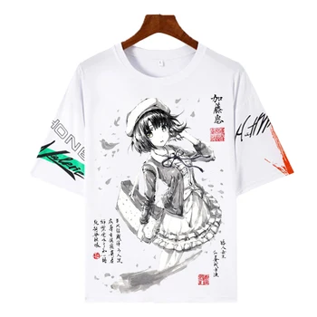 Vara T-shirt Anime Cultivare Mod de Cosplay T-shirt Saenai Eroina no Sodatekata Unisex Maneca Scurta tricou