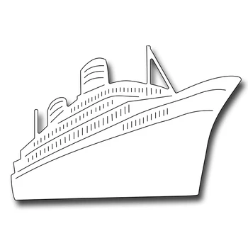 2021 Nou Feribot Barcă cu pânze de Tăiere de Metal Moare De Mucegai se Taie Ambarcațiunile de a Face Carte de Hârtie Decor și DIY Scrapbooking Timbre Seturi