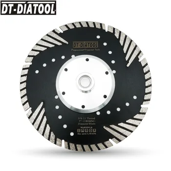 DT-DIATOOL 1 buc 180mm Diamond Turbo de Tăiere Disc de Ferăstrău Pentru Beton Gresie Marmura Granit Cu Tenta de Protecție a Dinților Roții