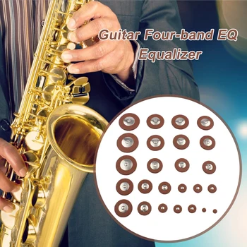 1 Set Tampoane de Piele Multi Dimensiune Saxofon Tenor Tampoane Muzical de Suflat, Instrumente de Înlocuire pentru Incepatori Piese de schimb Accesorii