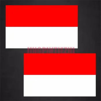 Personalitate 2 Indonesia Flag Decal Autocolant Vinil Autocolante Autocolante De Curse