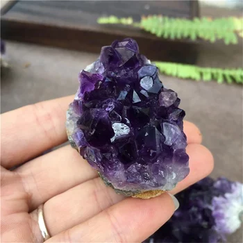Naturale Ametist Grup Geode Neregulate Violet De Cuarț Piatră Punct Bagheta De Energie De Vindecare De Cristal Mineral Rock, Specimen Cameră Decor