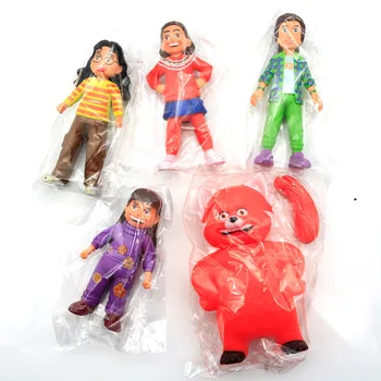 Disney Cotitură Roșu Figura Periferice Animație Model de Păpușă Jucărie Tort de Decorare 5 Modele 8 Modele 1set Cadou de Ziua de nastere pentru Copii