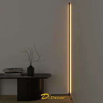 Modernă cu LED-uri Lampa de Podea Colț Lampa RGB Podea de Lumină Colorate Dormitor, Lampă de Noptieră Atmosferă de Iluminat Interior Decor Lampă de Picioare