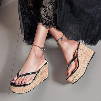 2022 Vara pentru Femei Sandale Casual, Confort Moda Sexy Pană Papuci