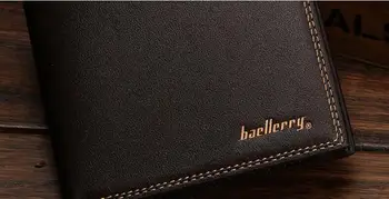 Baellerry New Sosire Scurt de Calitate pentru Bărbați Slim 4 Culori de Brand Design Multifunctional din Piele, Posete Carte de Titularul Portofel de sex Masculin