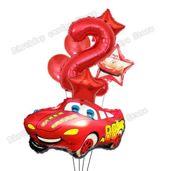1set Disney Dimensiuni Mari Fulger McQueen Masini Balon de Folie de latex Gonflabile, Baloane cu Heliu Nunta, Decor la Petrecerea de Ziua Supplie