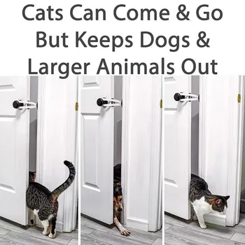 Cat Usa Suport Zăvor Ușă Cat Alternative Instalează Rapid de Blocare Curea Hai Pisici Și Ține Câinii De deșeuri Alimentare Accesorii